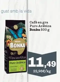 Sorli Bonka café en gra puro arábica oferta