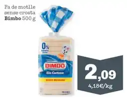 Sorli Bimbo pa de motlle sense crosta oferta