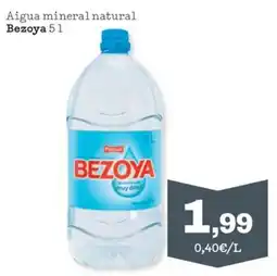 Sorli Bezoya agua mineral natural oferta