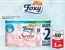 Sorli Foxy papel higiénico Seda 3 capas oferta