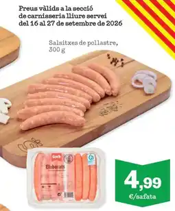 Sorli Salsitxes de pollastre oferta