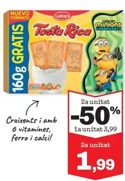 Sorli Cuétara Tosta Rica oferta