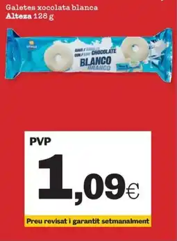 Sorli Alteza galetes xocolata blanca oferta