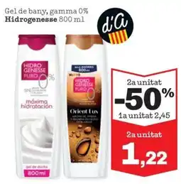 Sorli Hidrogenesse gel de bany oferta