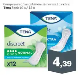 Sorli Tena compreses d'incontinència discreet normal oferta