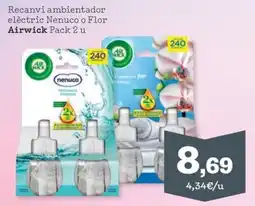 Sorli Airwick recanvi ambientador electric oferta