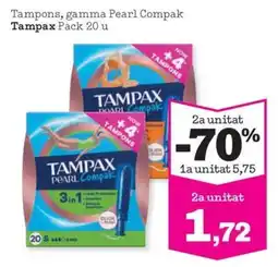 Sorli Tampax Tampons gamma Pearl Compak oferta