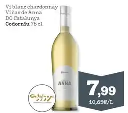 Sorli Viñas de Anna Vi blanc chardonnay oferta