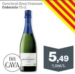 Sorli Codorniu Cava brut Gran Cremant oferta