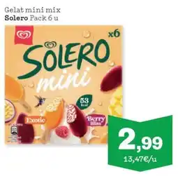 Sorli Solero Gelat mini mix oferta