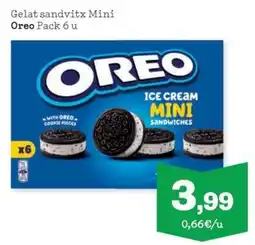 Sorli Oreo ice cream mini sandwiches oferta