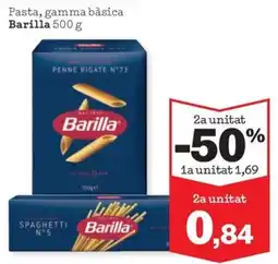 Sorli Barilla pasta gamma basica oferta