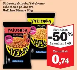 Sorli Yakisoba Yatekomo classics o pollastre oferta