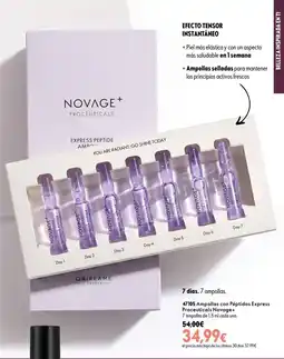 Oriflame Novage+ Express Peptide Ampollas oferta