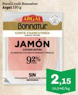 Sorli Argal bonnatur jamón cocido extra oferta