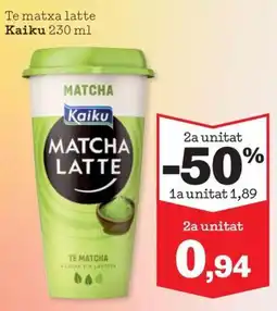 Sorli Kaiku matcha latte oferta