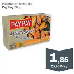 Sorli Pay Pay mejillones oferta