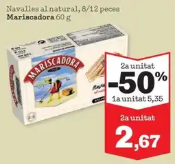 Sorli Mariscadora navalles al natural oferta