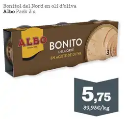 Sorli Albo bonito del norte en aceite de oliva oferta