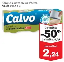 Sorli Calvo atún claro en aceite de oliva oferta