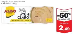 Sorli Albo atún claro en aceite de oliva oferta