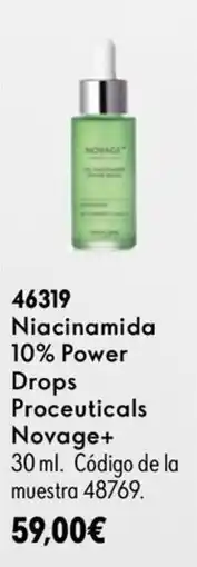 Oriflame Proceuticals Novage+ Niacinamida 10% Power Drops oferta