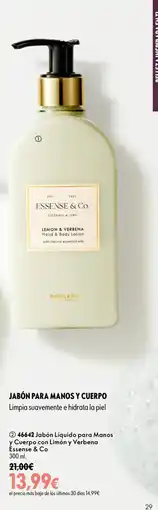 Oriflame Jabón Líquido para Manos y Cuerpo con Limón y Verbena Essense & Co oferta