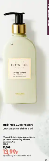 Jabón Líquido para Manos y Cuerpo con Limón y Verbena Essense & Co