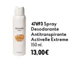 Oriflame Activelle Extreme Spray Desodorante Antitranspirante oferta