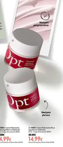 Oriflame Optimals Age Revive Rich Cream oferta