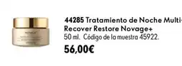 Oriflame Novage+ Tratamiento de Noche Multi-Recover Restore oferta