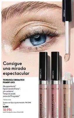 Oriflame the one sombra de ojos liquida metallic oferta