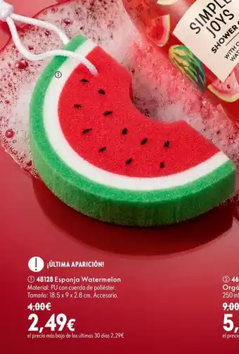 Simple Joys Esponja Watermelon