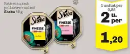 Sorli Sheba paté suau amb pollastre o salmó oferta