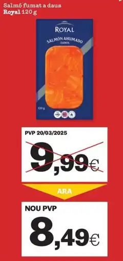 Sorli Royal salmó ahumat oferta