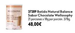 Oriflame WelloSOPHY Batido Natural Balance Sabor Chocolate oferta