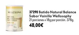 Oriflame Wellosofhy batido natural balance sabor vainilla oferta