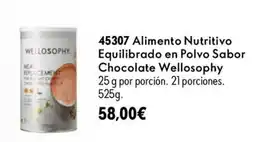 Oriflame Wellosofhy alimento nutritivo equilibrado en polvo sabor chocolate oferta