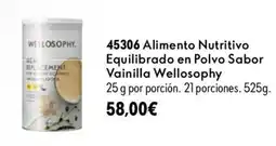 Oriflame WelloSopHy Alimento Nutritivo Equilibrado en Polvo Sabor Vainilla oferta