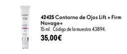 Oriflame Novage+ Contorno de Ojos Lift + Firm oferta