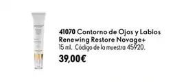 Oriflame Novage+ Contorno de Ojos y Labios Renewing Restore oferta