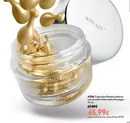 Oriflame Cápsulas Restauradoras con Aceites Naturales Novage+ oferta