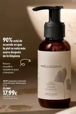 Oriflame Oriflame Limpiador calmante y equilibrante wellosophy oferta