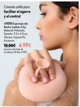 Oriflame Baño Lather Lily Esponja de oferta