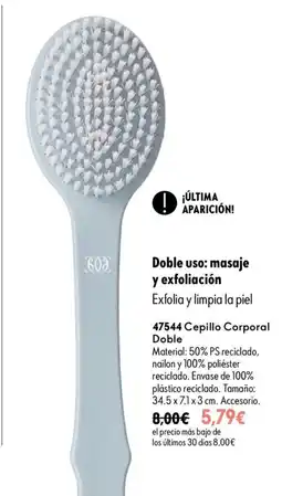 Oriflame Cepillo Corporal Doble oferta