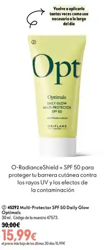 Oriflame Optimalls Multi-Protector SPF 50 Daily Glow oferta
