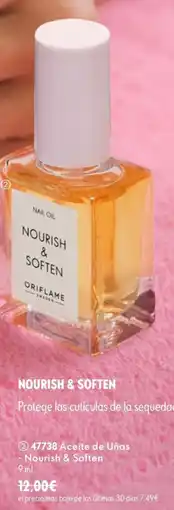 Oriflame Aceite de unas nourish & soften oferta