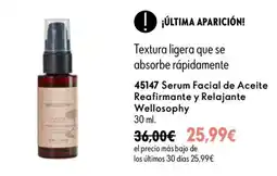 Oriflame Wellosofhy serum facial de aceite reafirmante y relajante oferta
