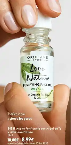 Oriflame Oriflame Love Nature Aceite Purificante con Árbol de Té y Lima oferta