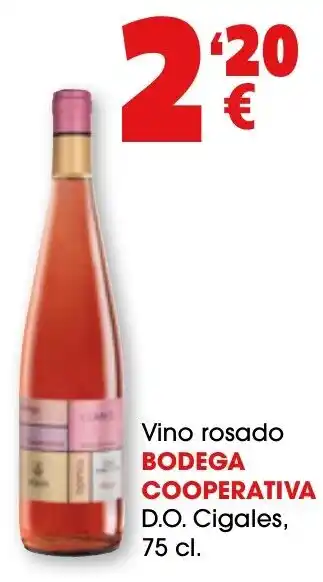 Bodega Cooperativa vino rosado D.O. Cigales